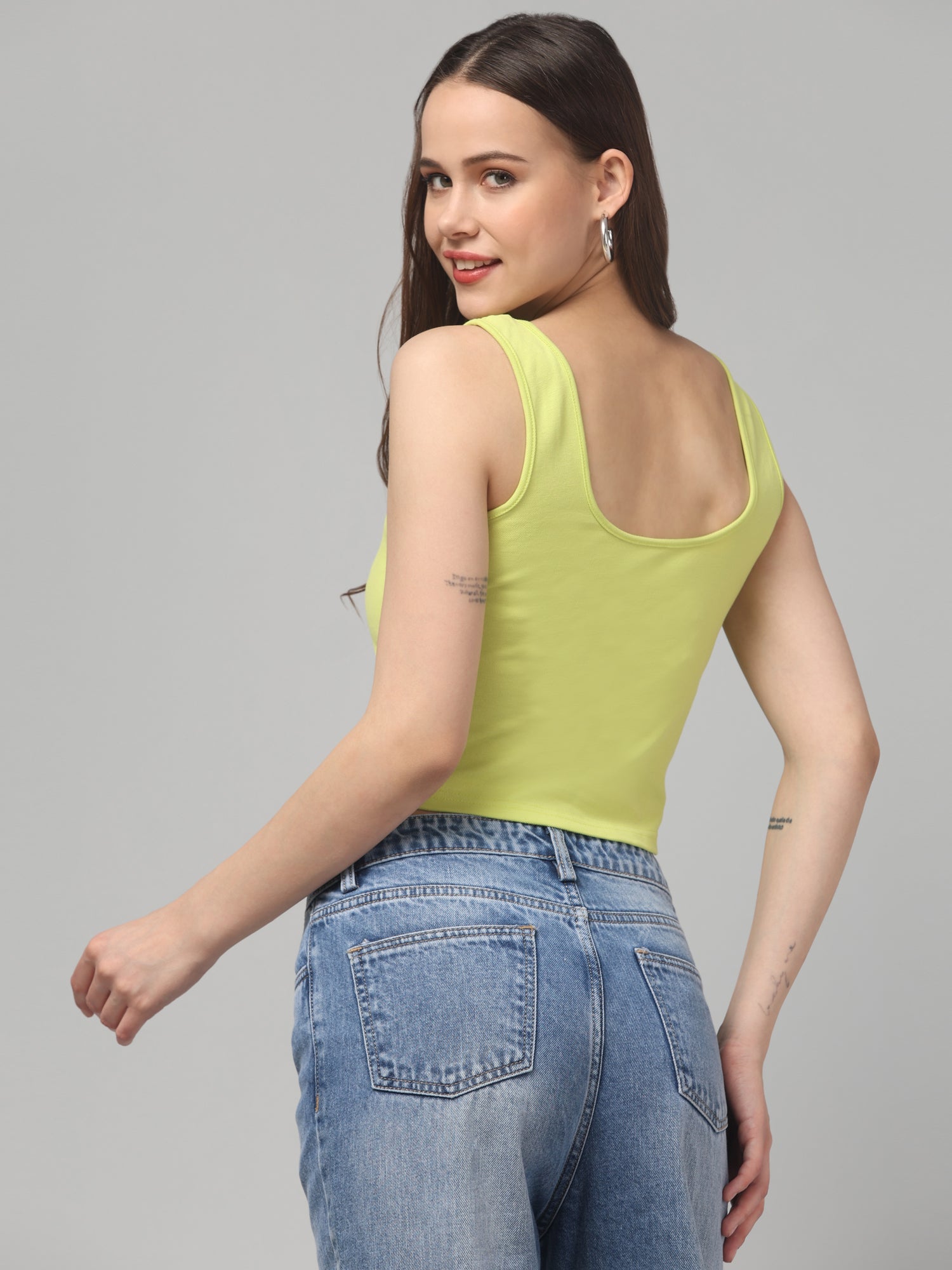 Bright Yellow Tank Top