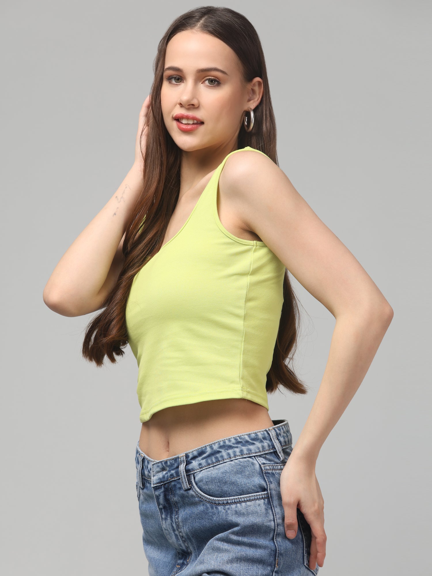 Bright Yellow Tank Top