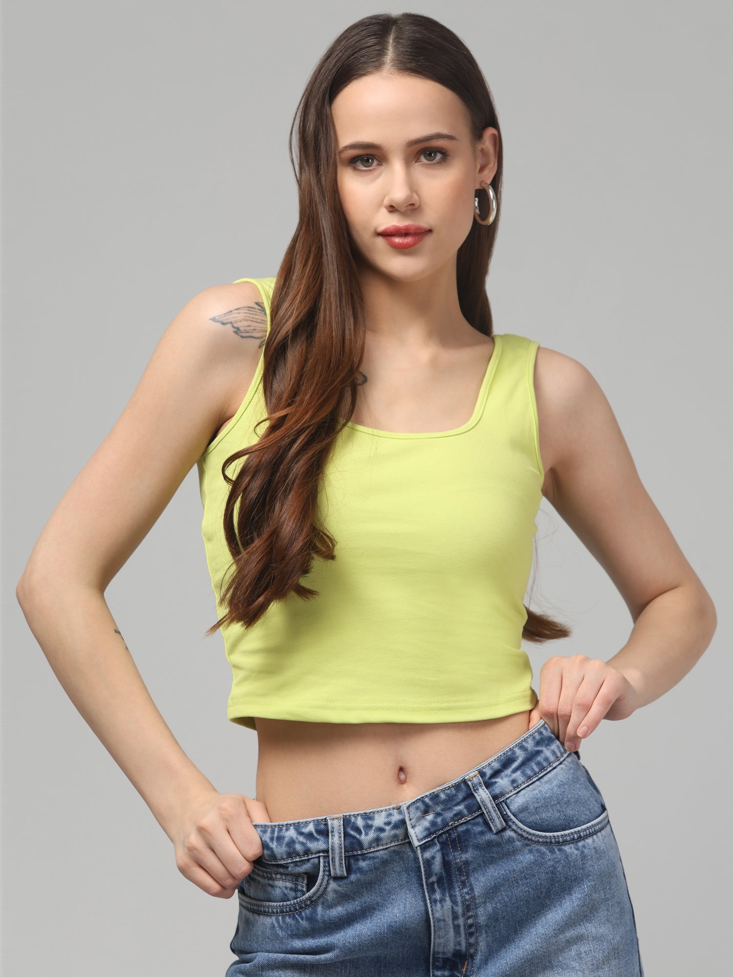 Bright Yellow Tank Top