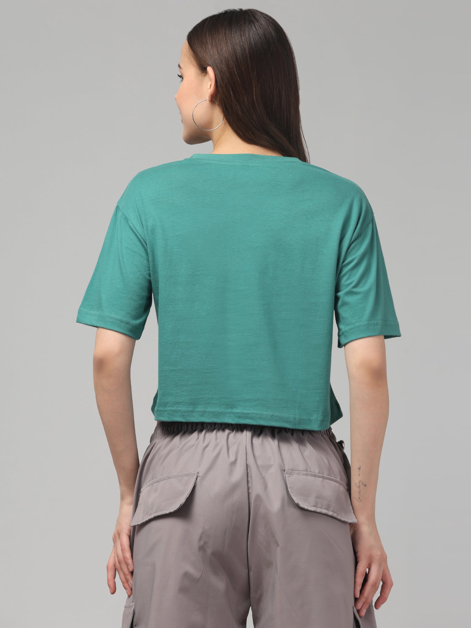 Racing Green Crop T-shirt