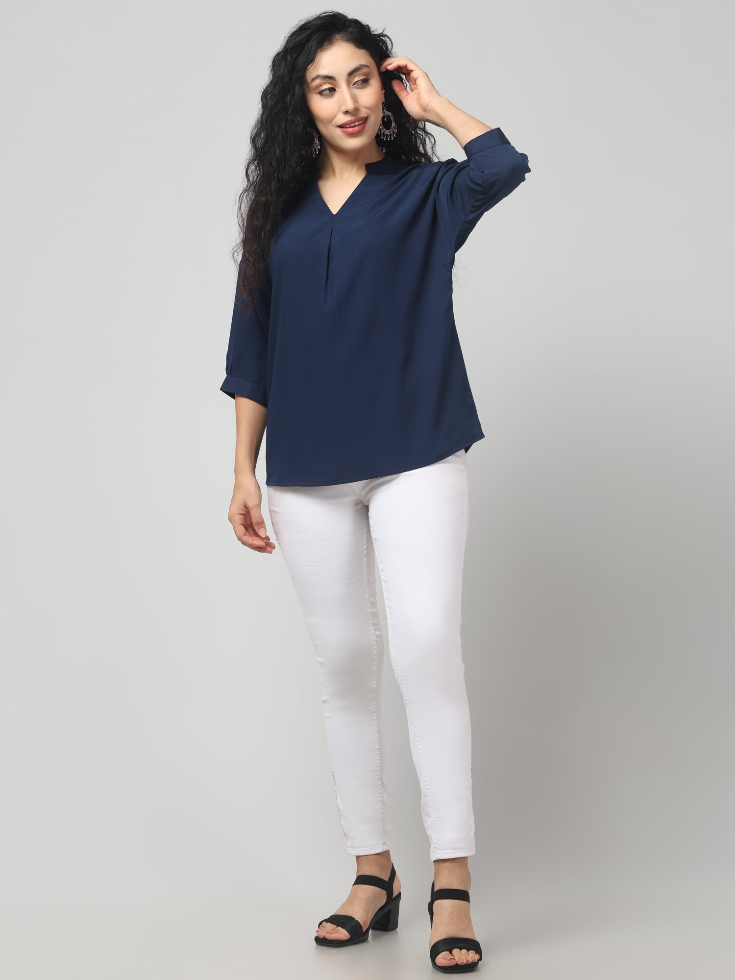Dark Blue Top