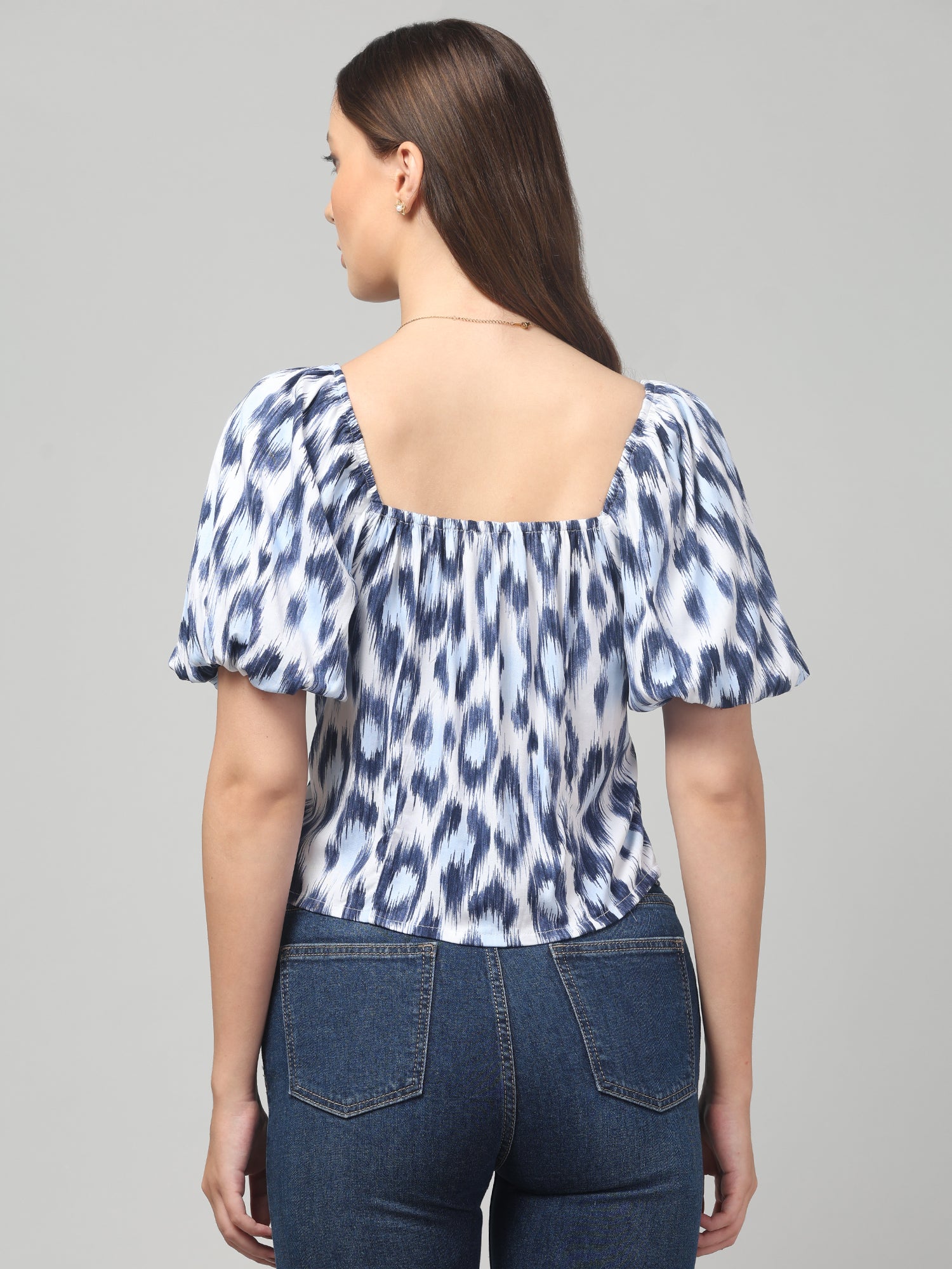 Animal Print Crop Top