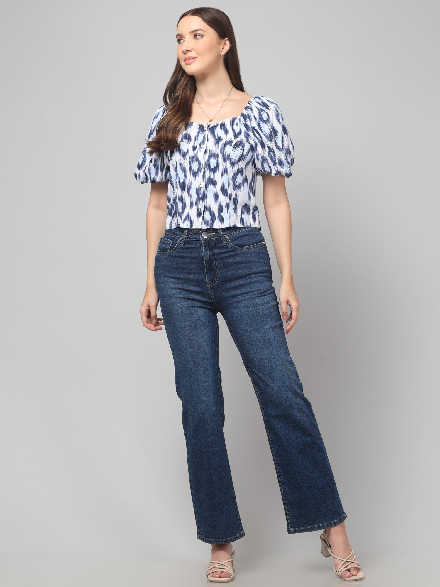 Animal Print Crop Top