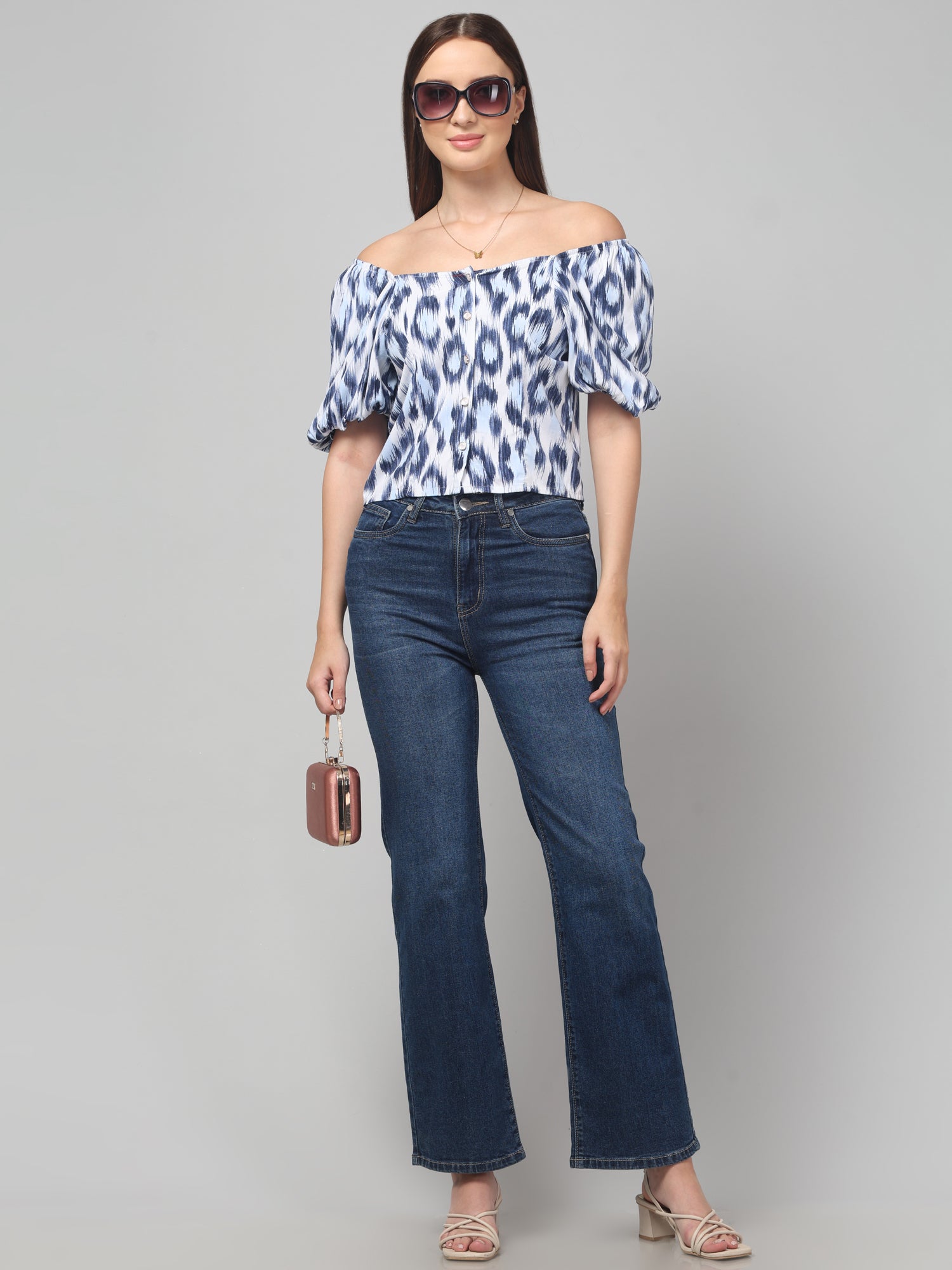 Animal Print Crop Top