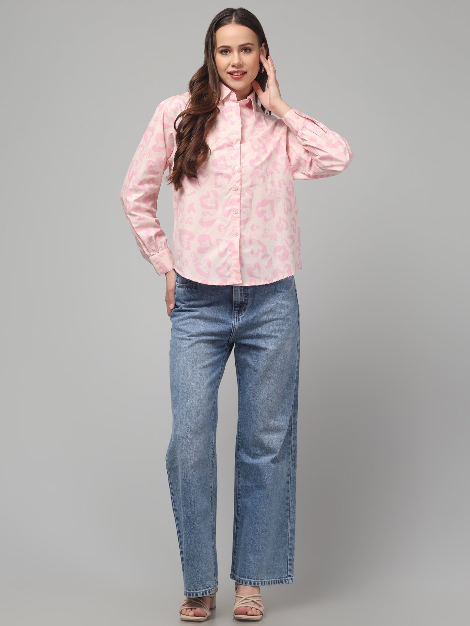 Pink Color Full Sleeve Shirt