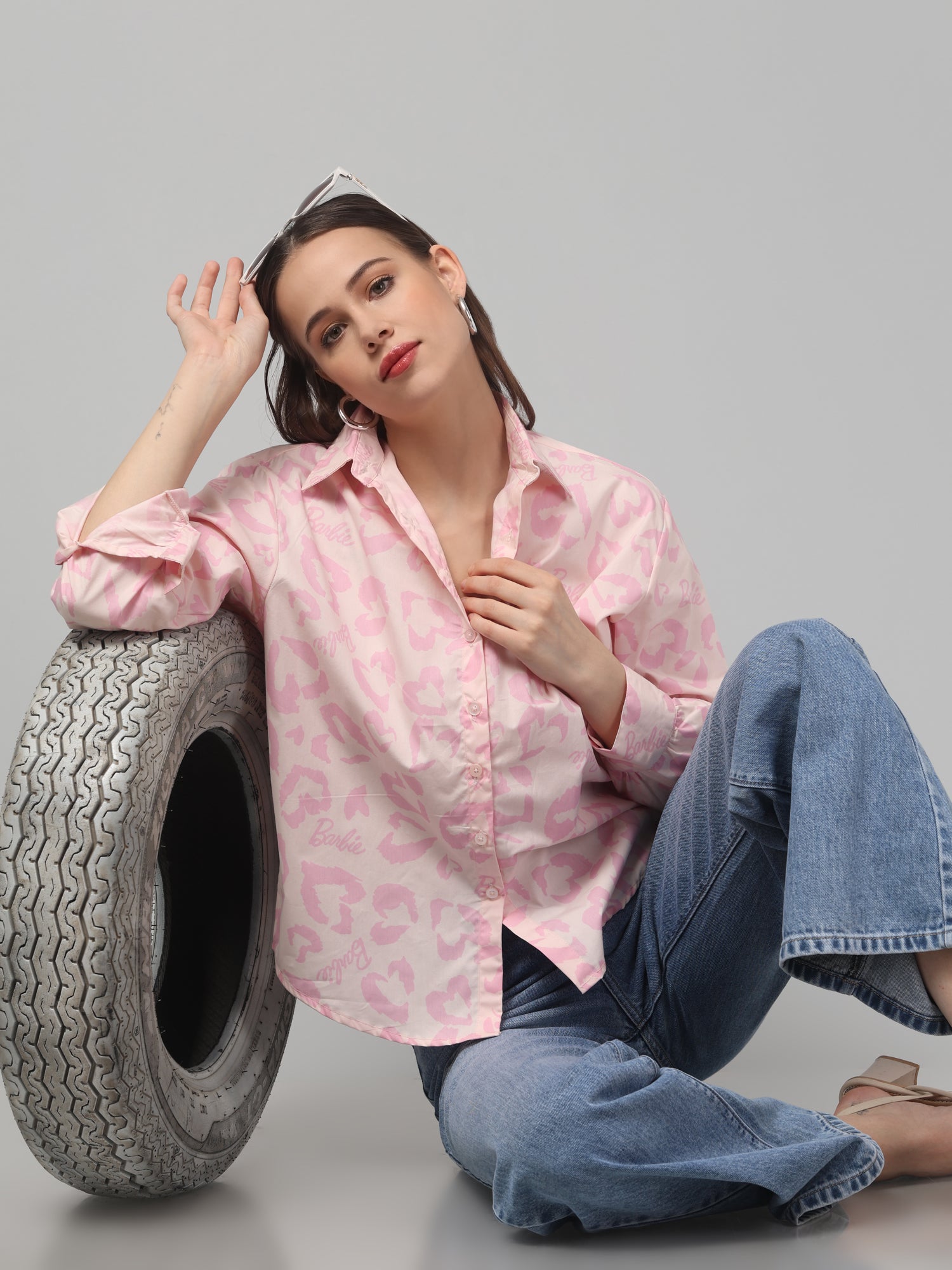 Pink Color Full Sleeve Shirt