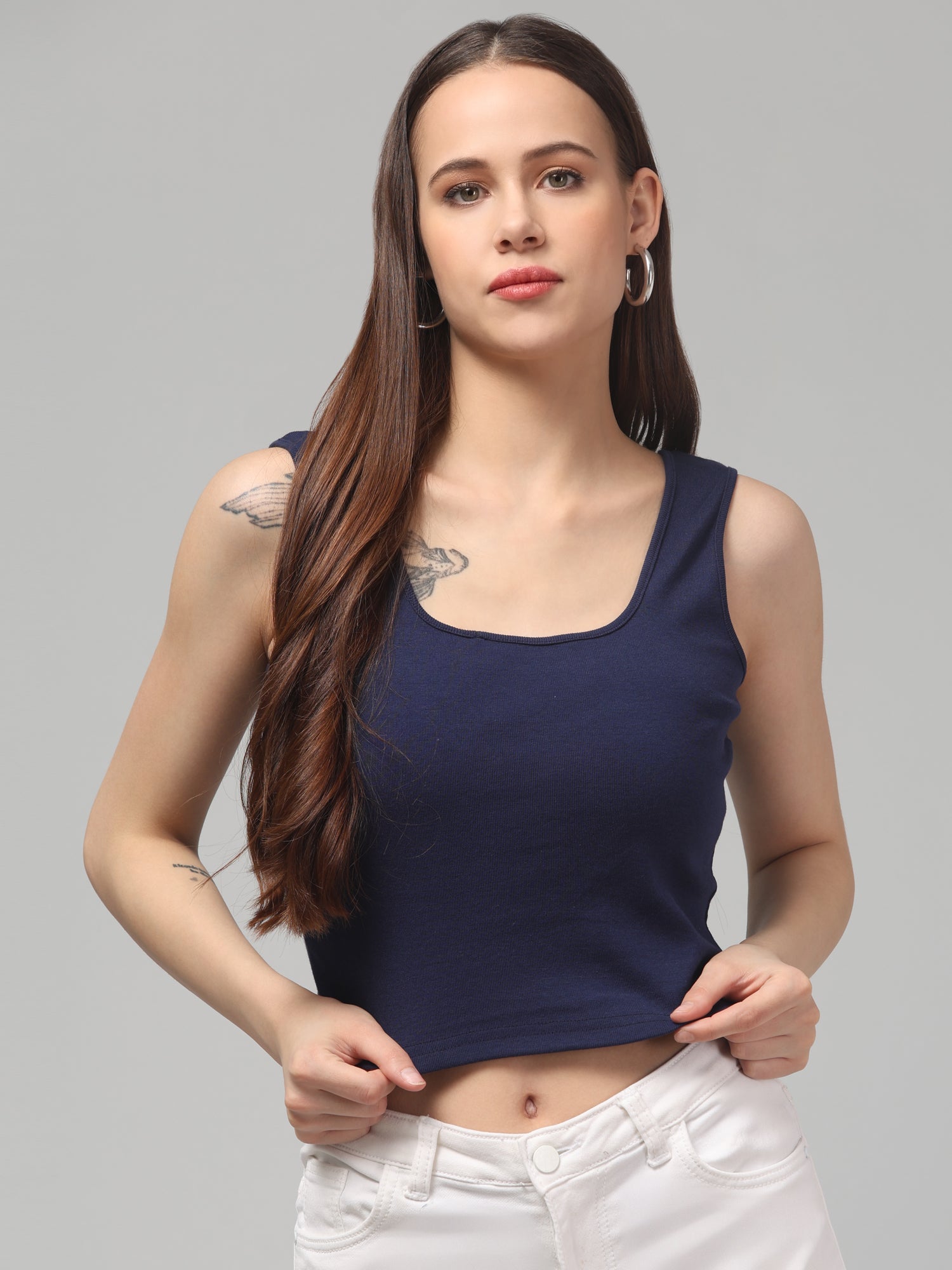 Dark Blue Tank Top