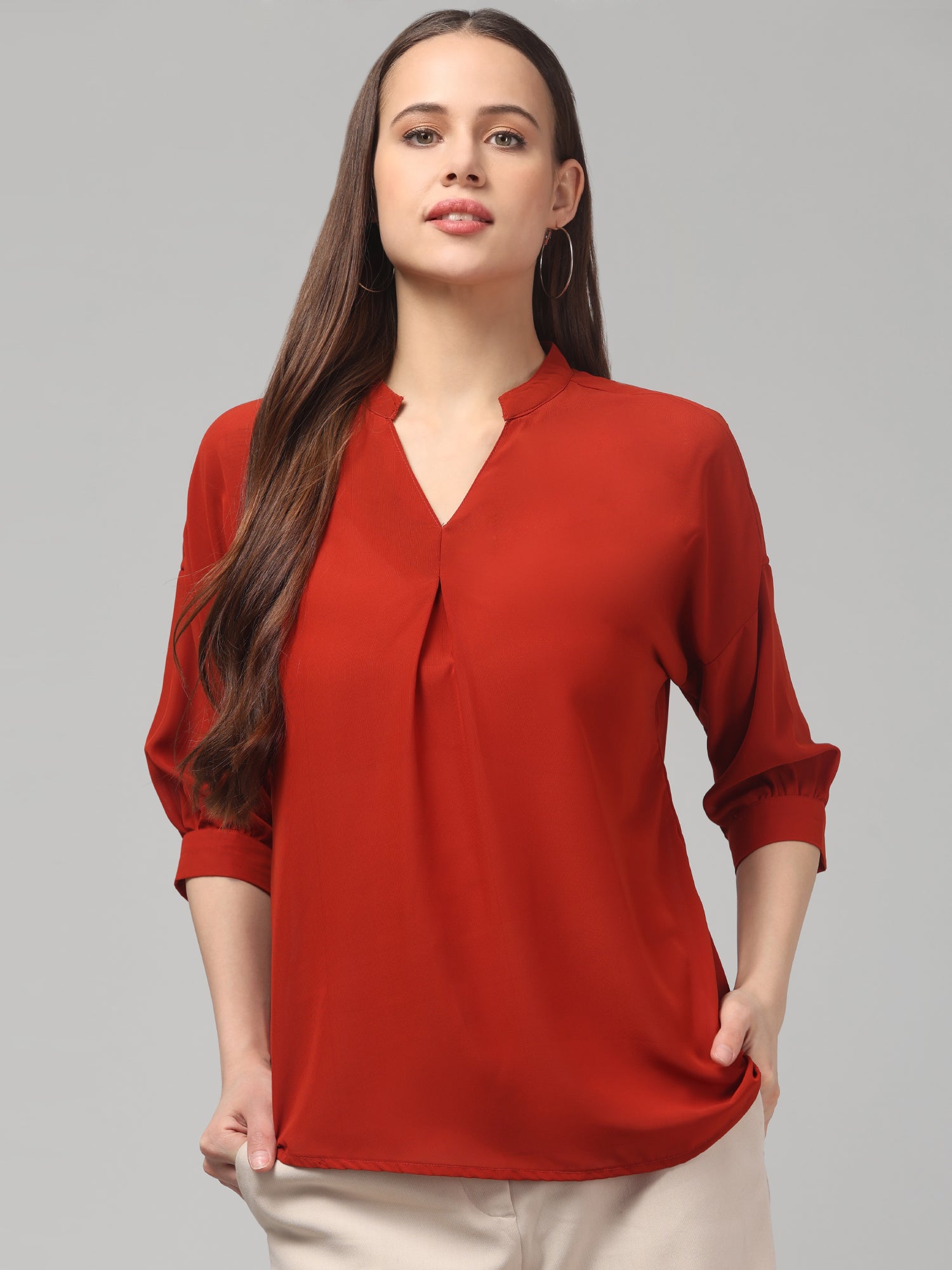 Solid Red Top