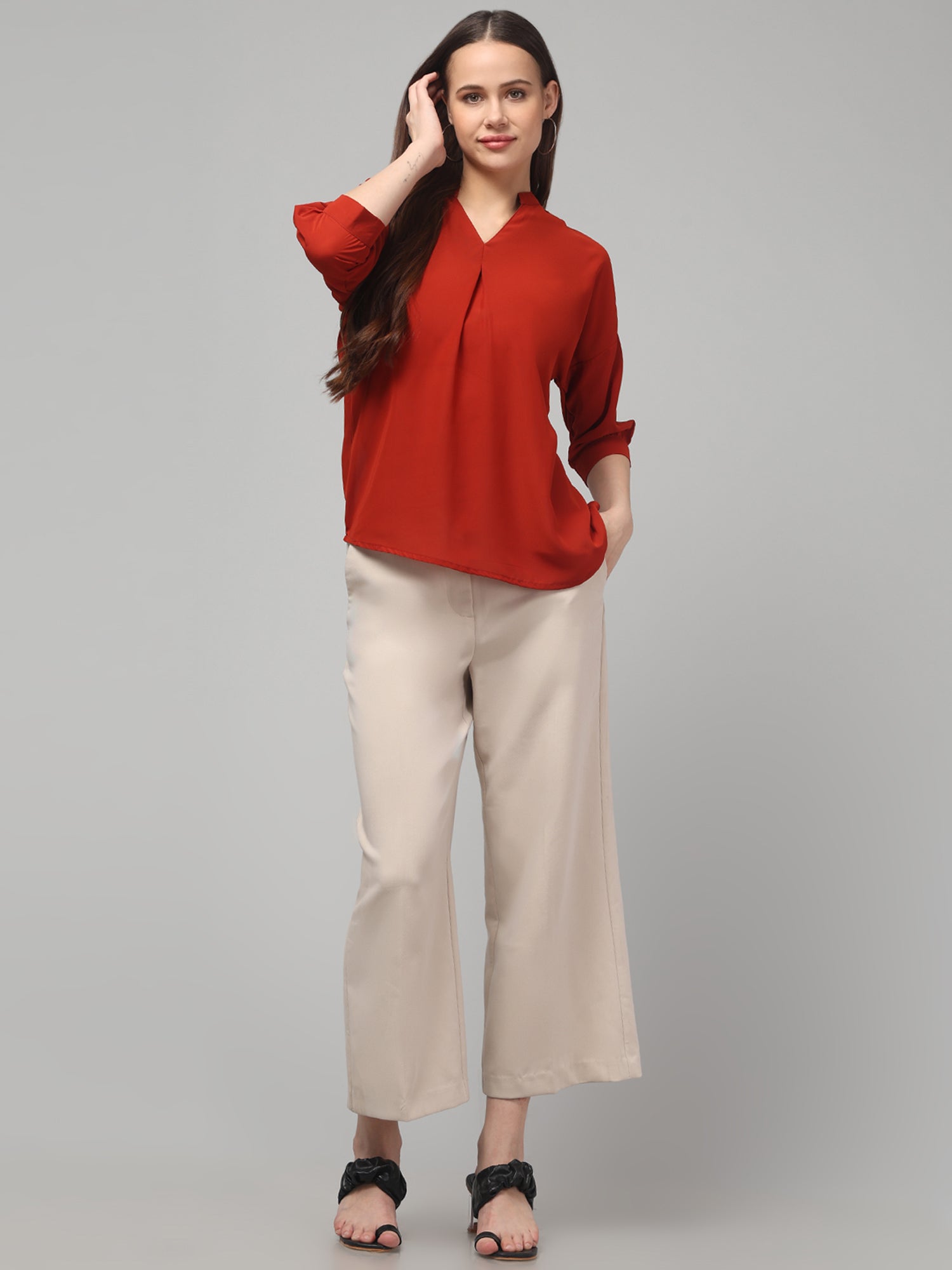Solid Red Top
