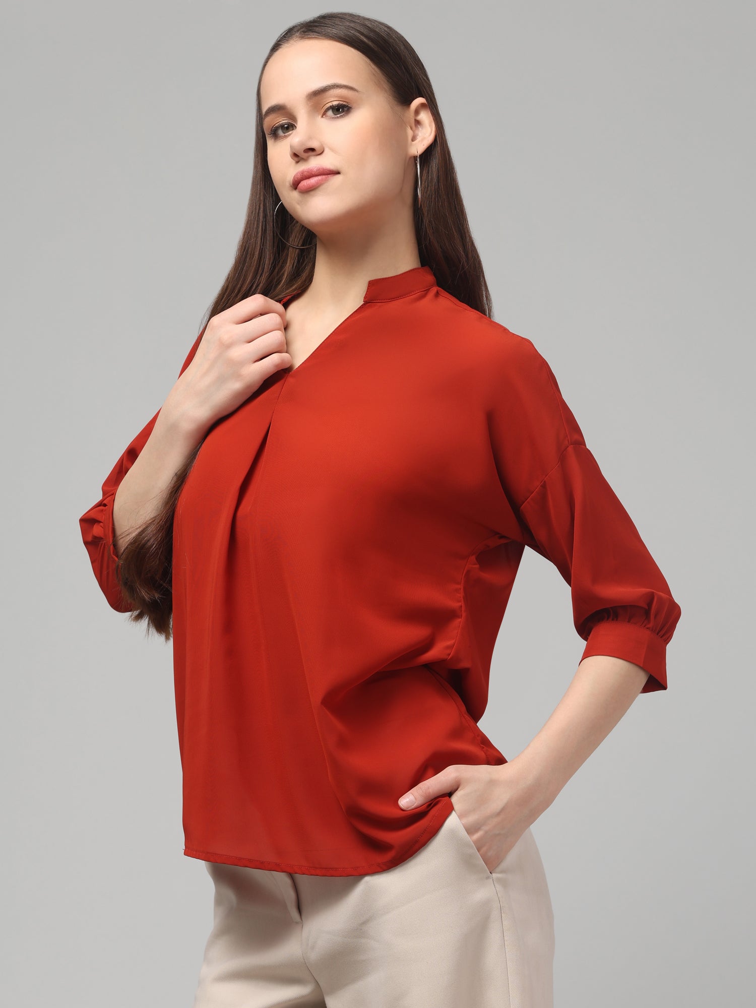 Solid Red Top