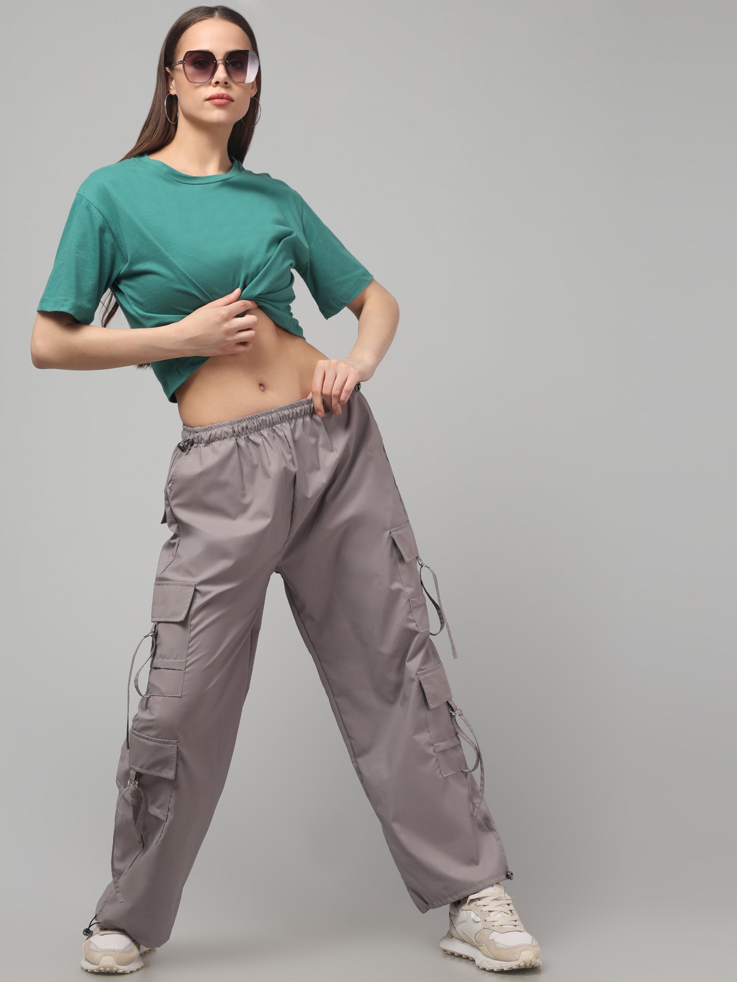 Racing Green Crop T-shirt