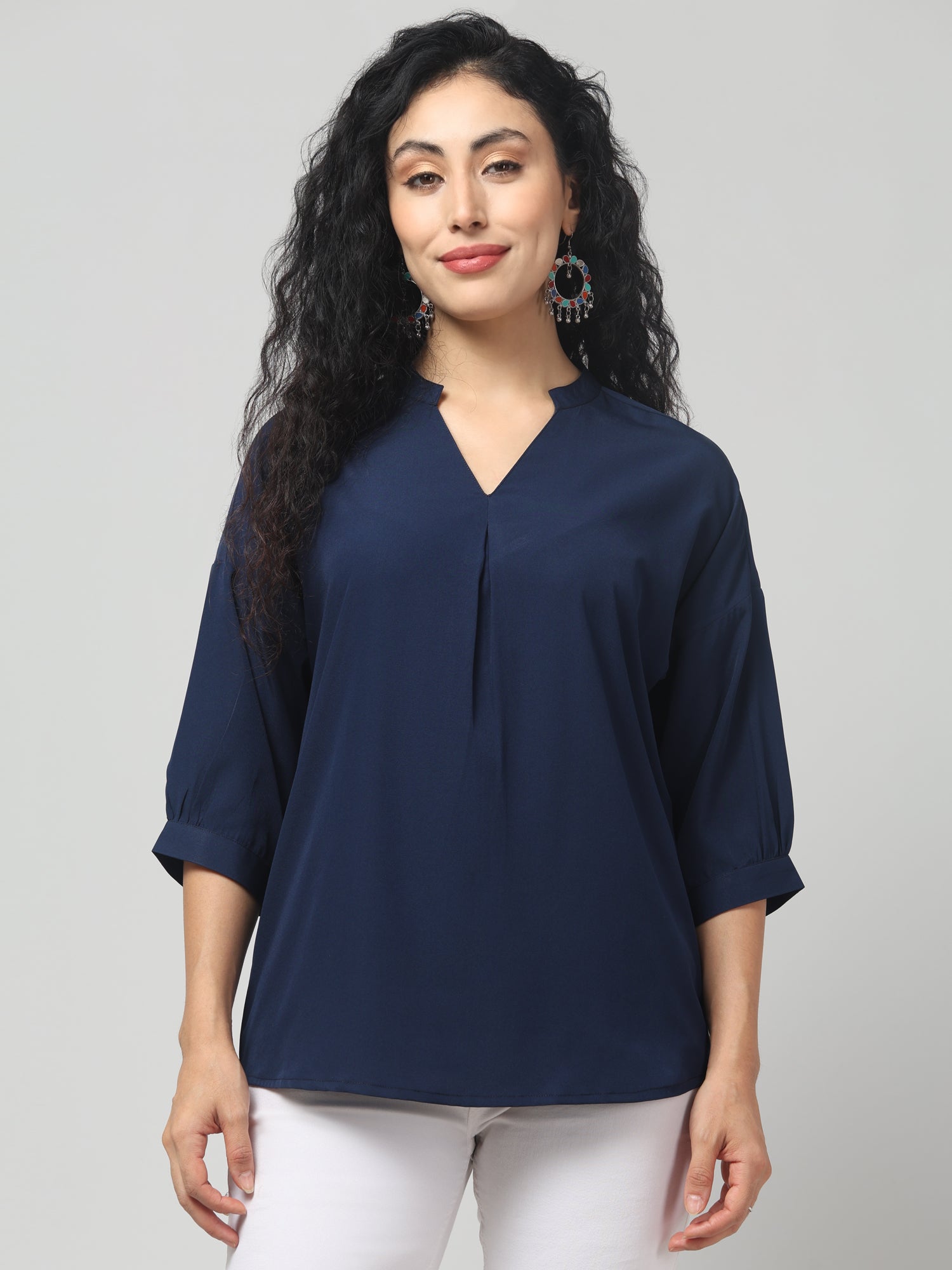 Dark Blue Top
