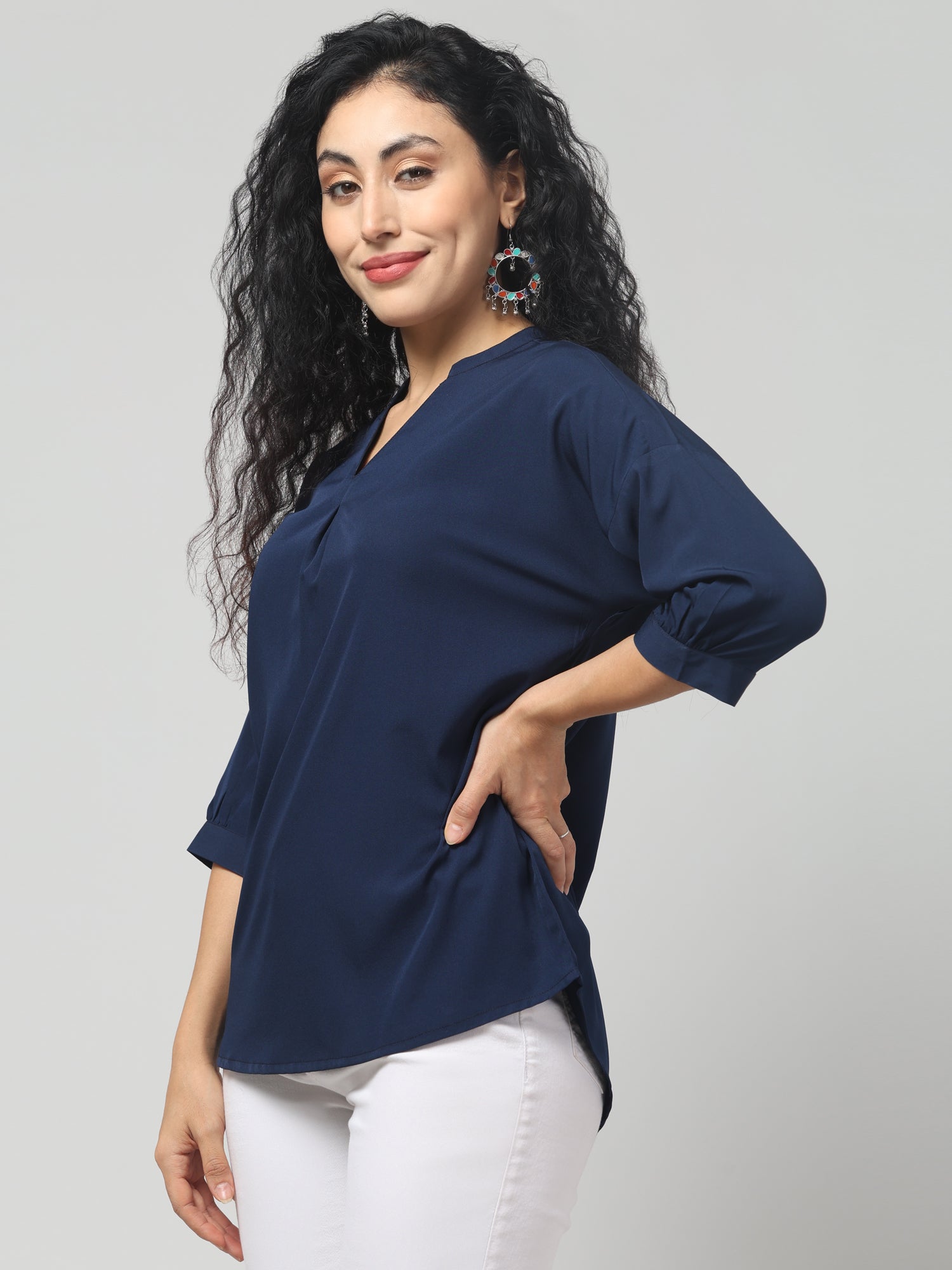 Dark Blue Top
