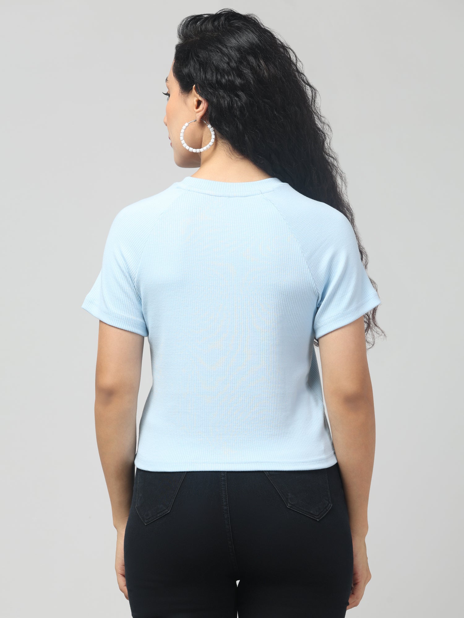 Patten Blue cut-out T-shirt