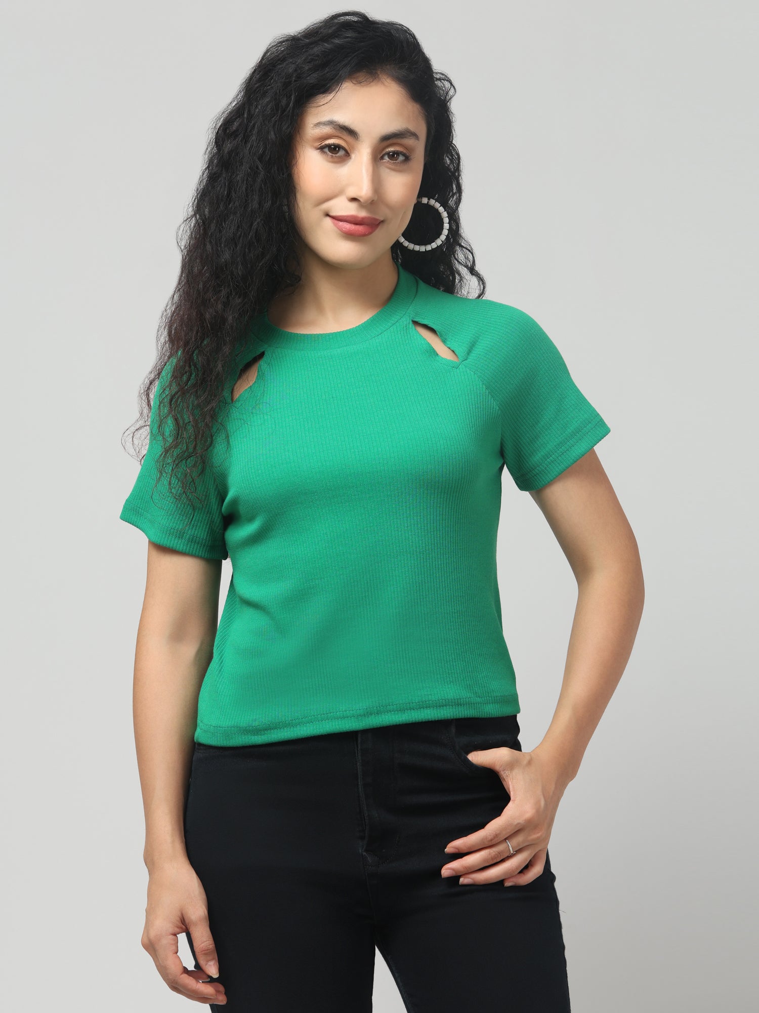 Elf Green cut-out T-Shirt