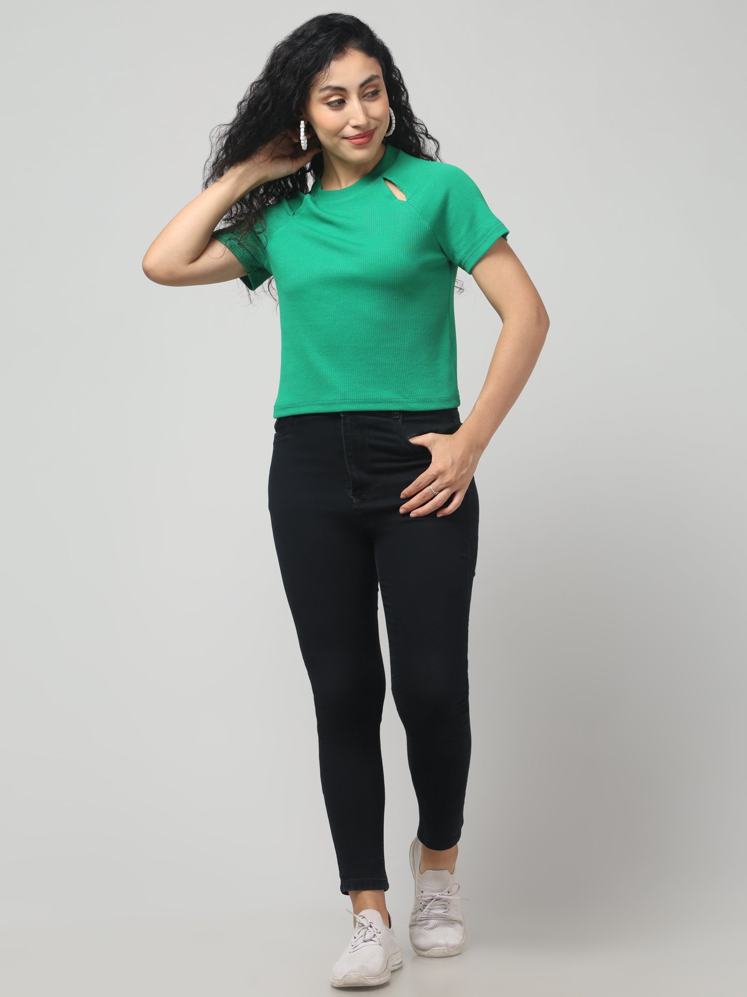 Elf Green cut-out T-Shirt