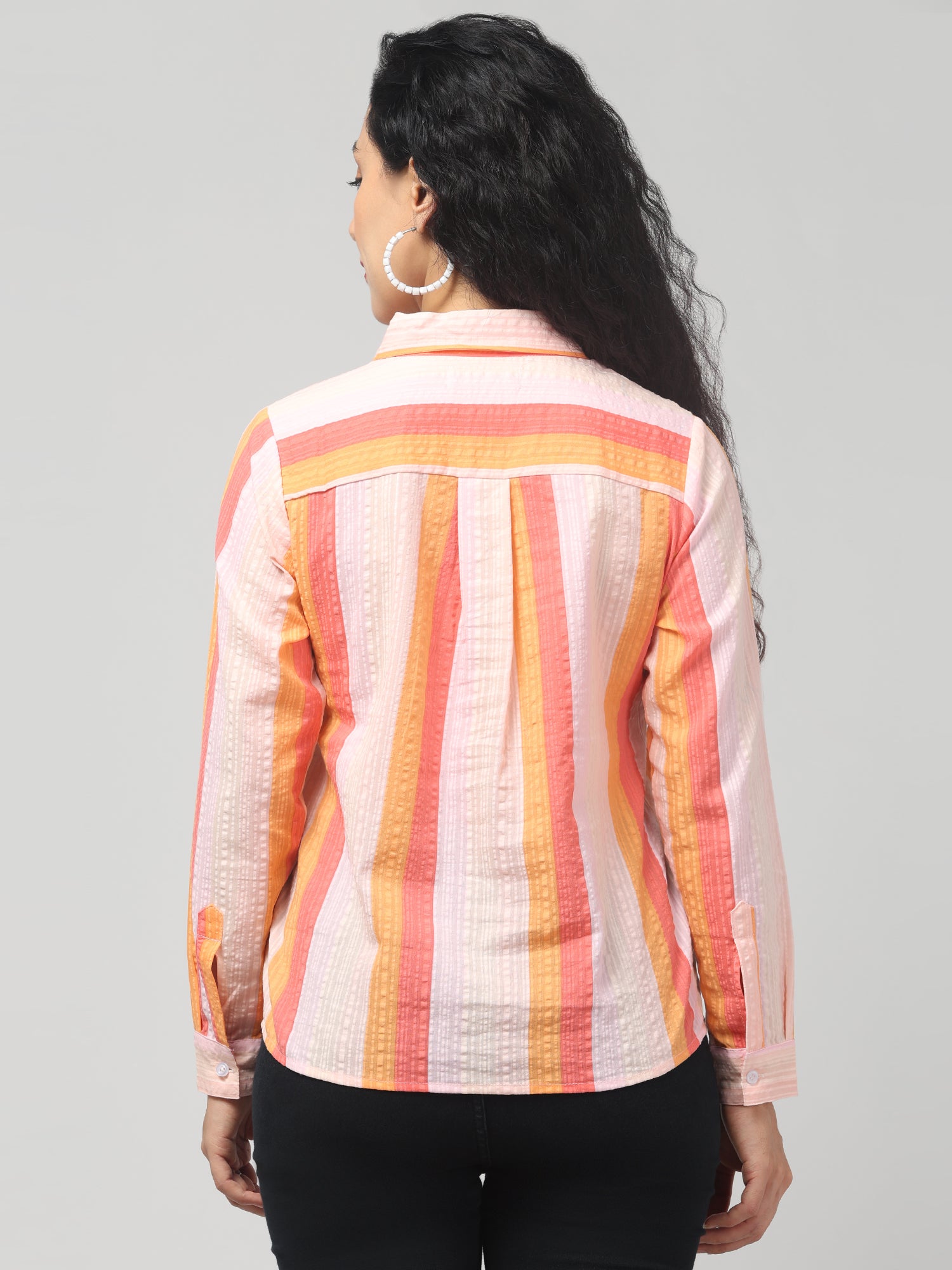 Full Sleeve Striped Casual Shirt
