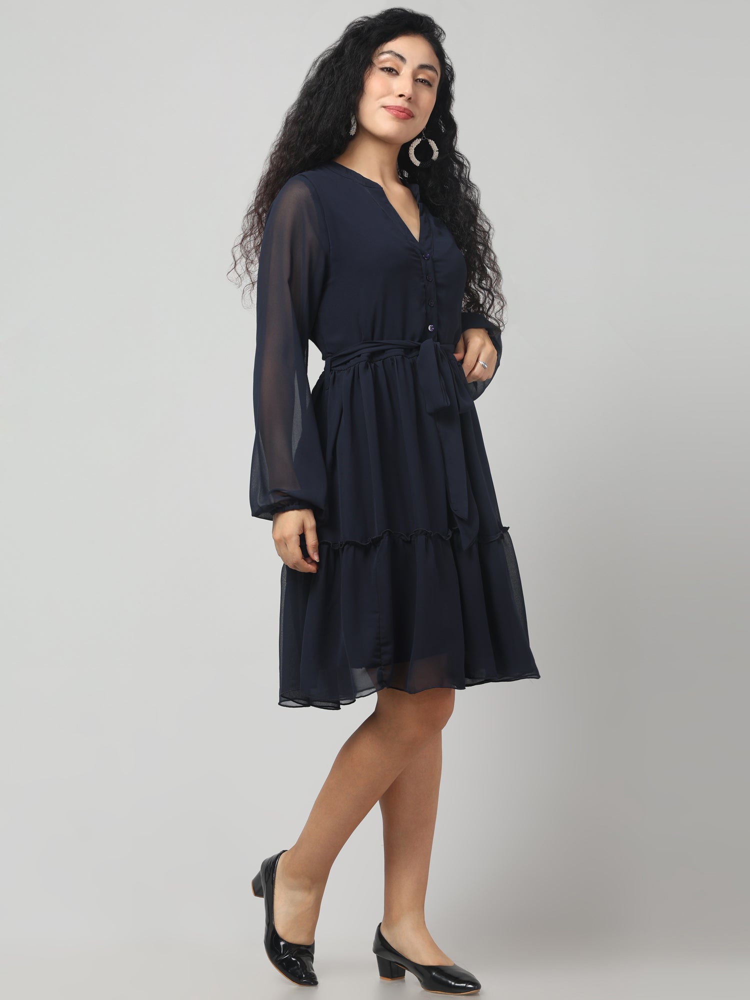 Black Rock Solid Vibrant Dress