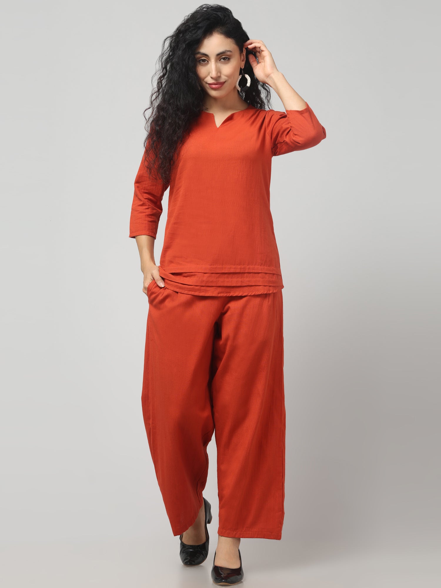 Chilean Fire Solid Co-ord Set
