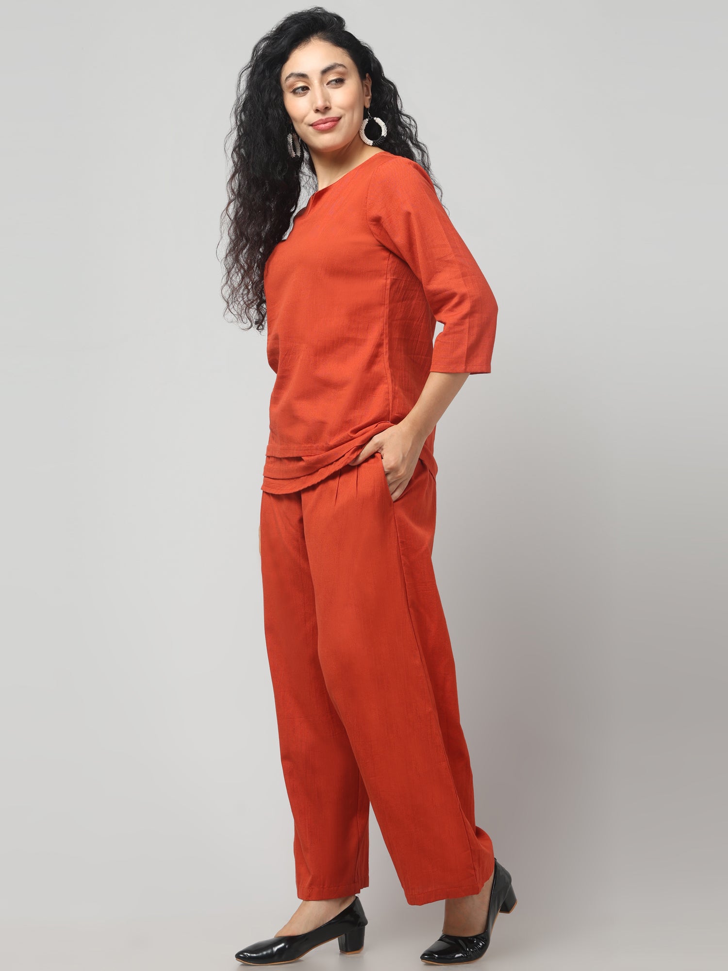 Chilean Fire Solid Co-ord Set